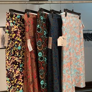 NEW, NWT LuLaRoe skirts - lot of 5 Cassie XL, XXL